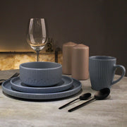 Vajilla 16 piezas para 4 personas Adara - Chefmaker.com.mx